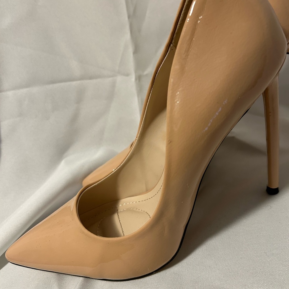 Elegant Nude Stiletto Heels